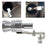 Medium Universal Turbo Sound Noise Exhaust Muffler Pipe Whistle