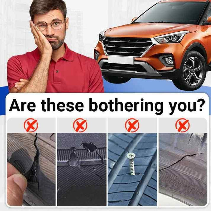 Waterproof Tire Repair Adhesive Pack of 2