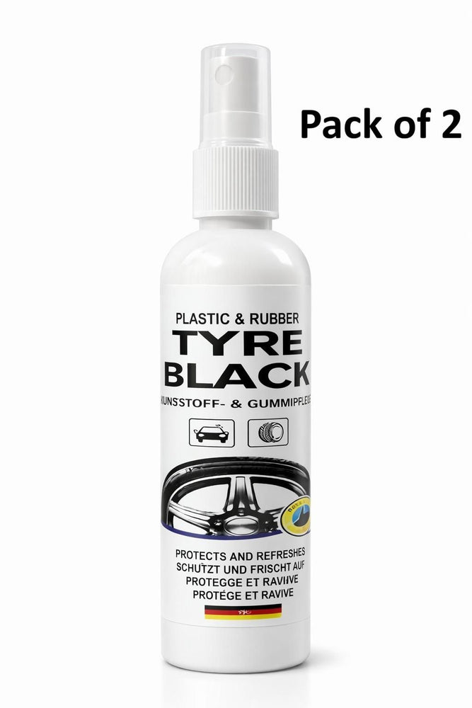 Plastic Rubber Tyre Shine Protector Spray 100 ml (Pack of 2)