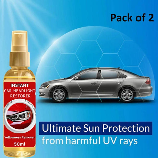 Car Headlight Cleaner & Restorer 50 ml (Pack of 2)