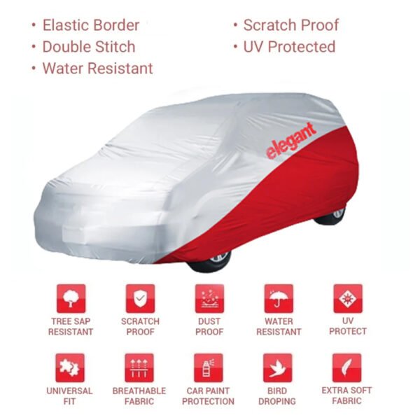 Elegant Car Body Cover WR1 for Hatchback Cars - Image 3