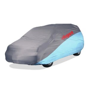 Car Body Cover WR Grey And Blue for Hatchback Cars